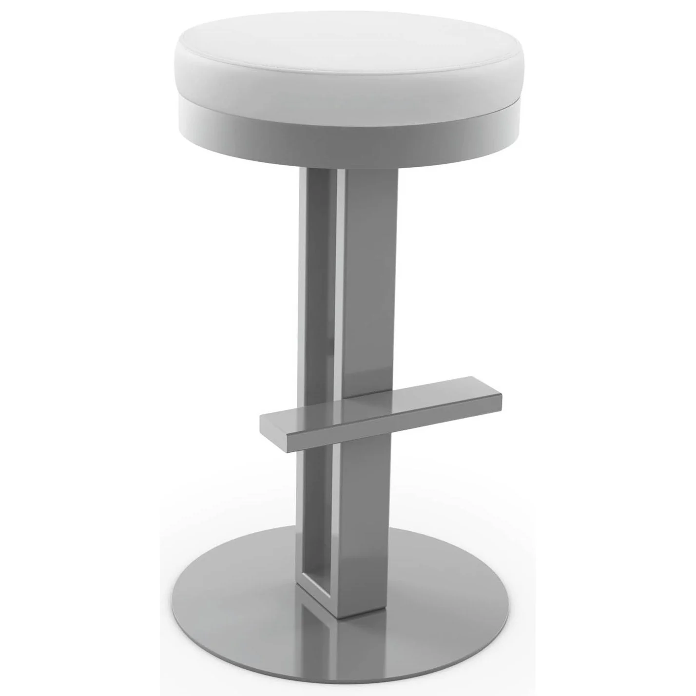 Amisco New York 4249530 Customizable 30" Bar Height Glint Swivel Stool